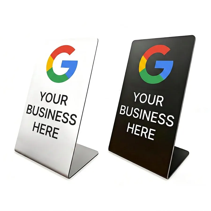 Google Review Counter Stand
