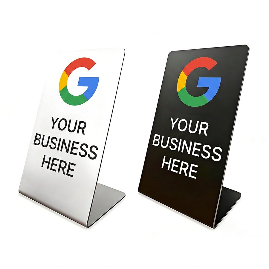 Google Review Counter Stand